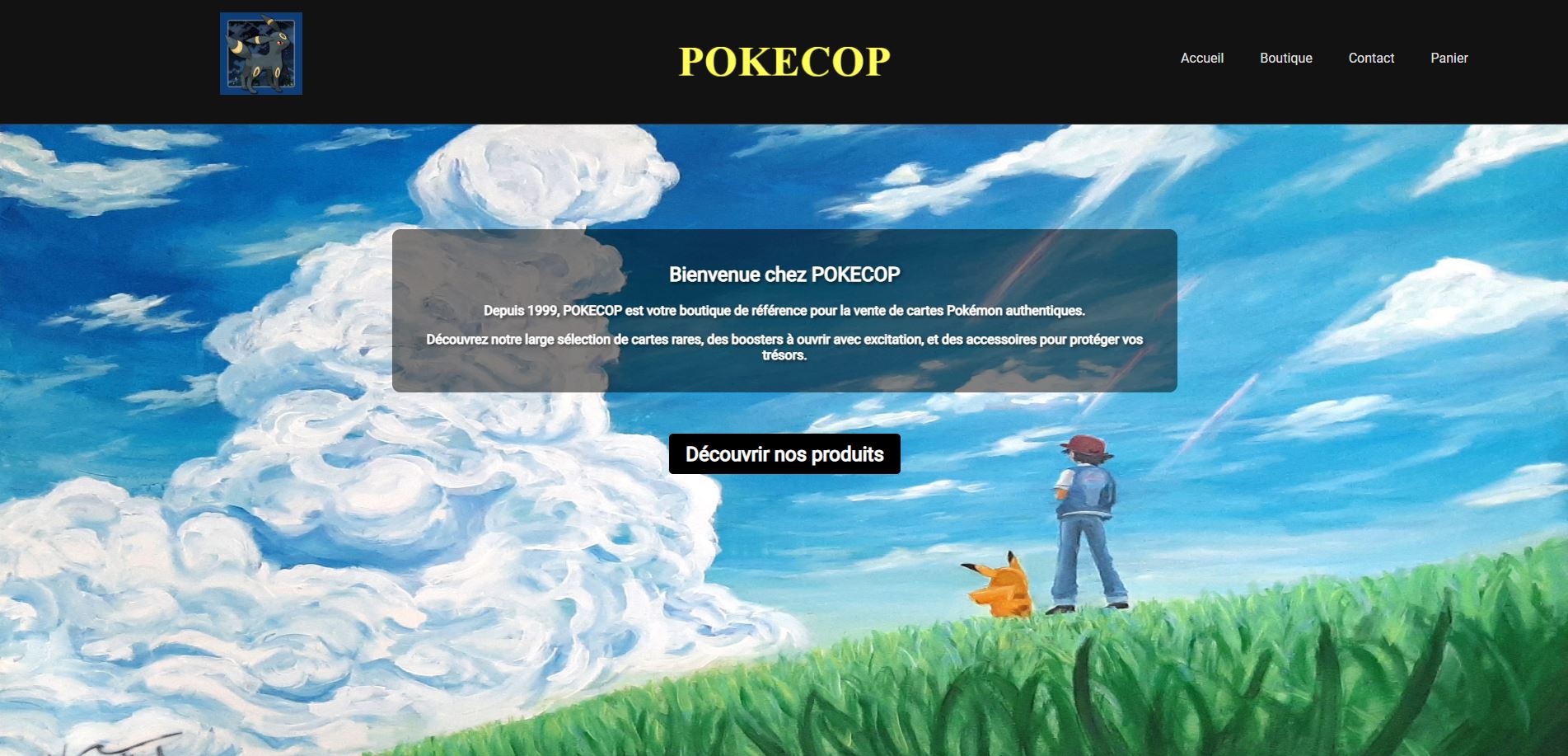 Site e-commerce Pokémon